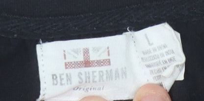 Mens UK Size L Ben Sherman Black  T-Shirt