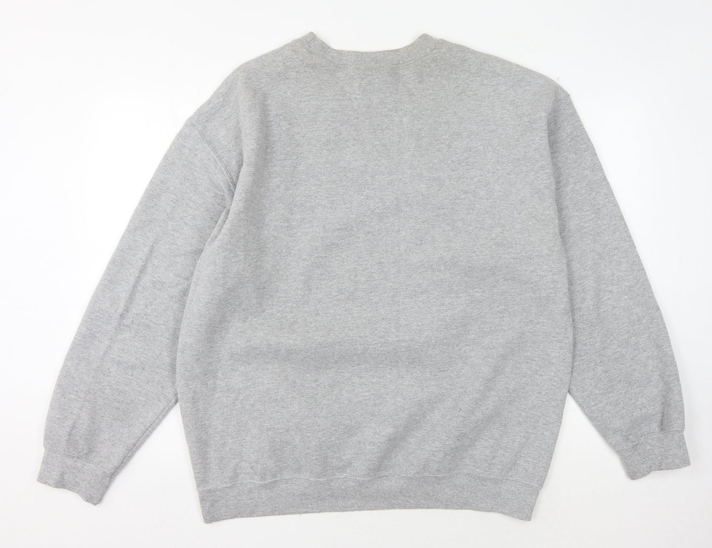 Unisex Adults UK Size L Harry Potter Grey Pullover Sweatshirt