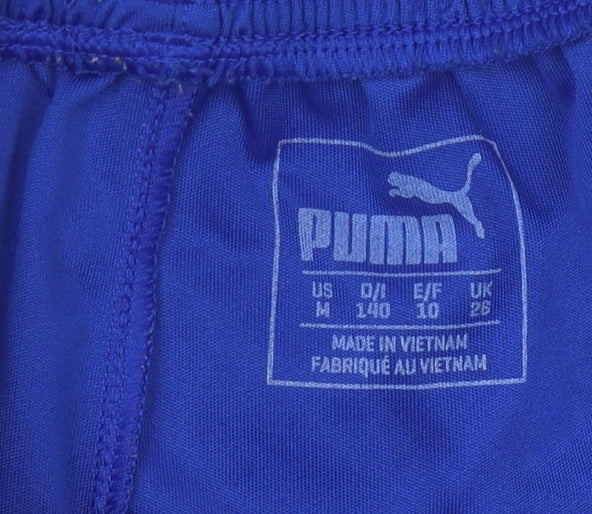 Puma Boys' Blue Athletic Football Shorts - Size M