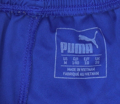 Puma Boys' Blue Athletic Football Shorts - Size M