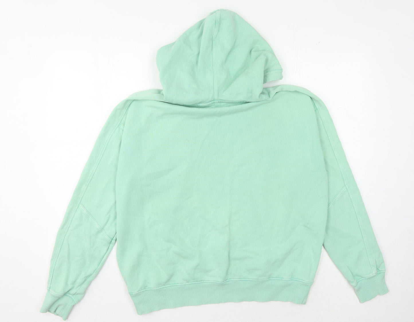 Hush Women's Green Pullover Hoodie, Size S, Cotton