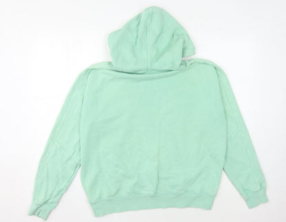 Hush Women's Green Pullover Hoodie, Size S, Cotton