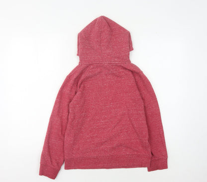 Animal Boys Red Pullover Hoodie - 10-11 Years