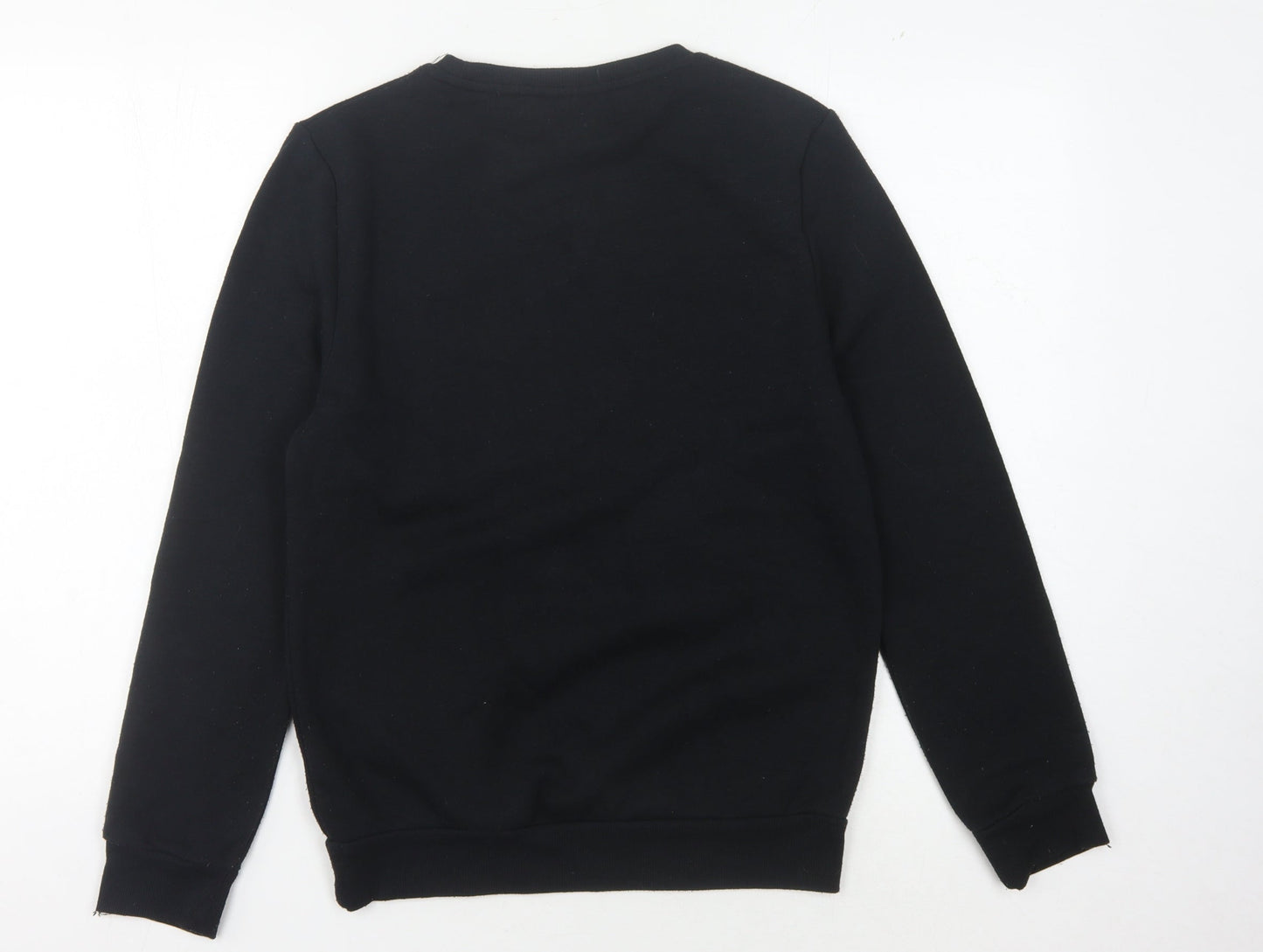 Unisex Adults UK Size 2XS Harry Potter Black Pullover Sweatshirt