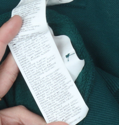 Puma Men's Green Long Sleeve Polo, Size M