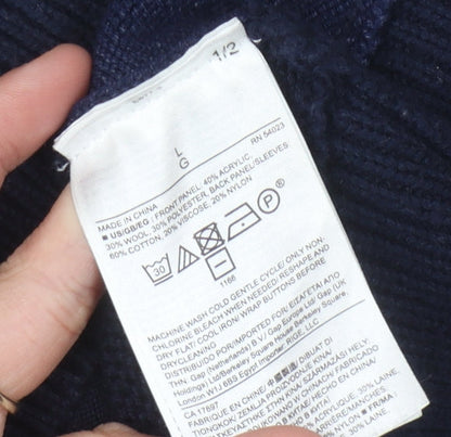 Banana Republic Men's Blue Cardigan L