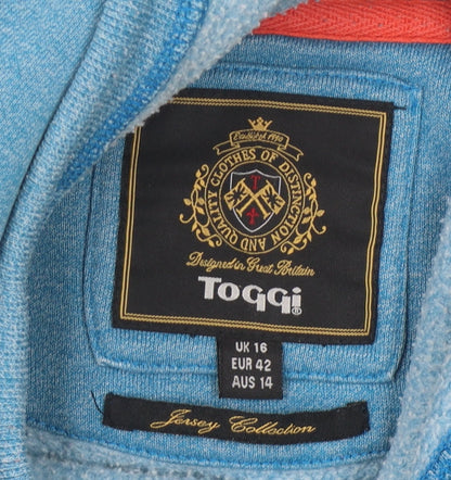 Toggi Women's Blue Pullover Hoodie Size 16