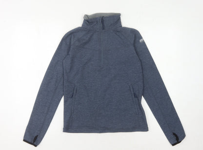 Surfanic Women's Blue Fleece Pullover Sweatshirt Small