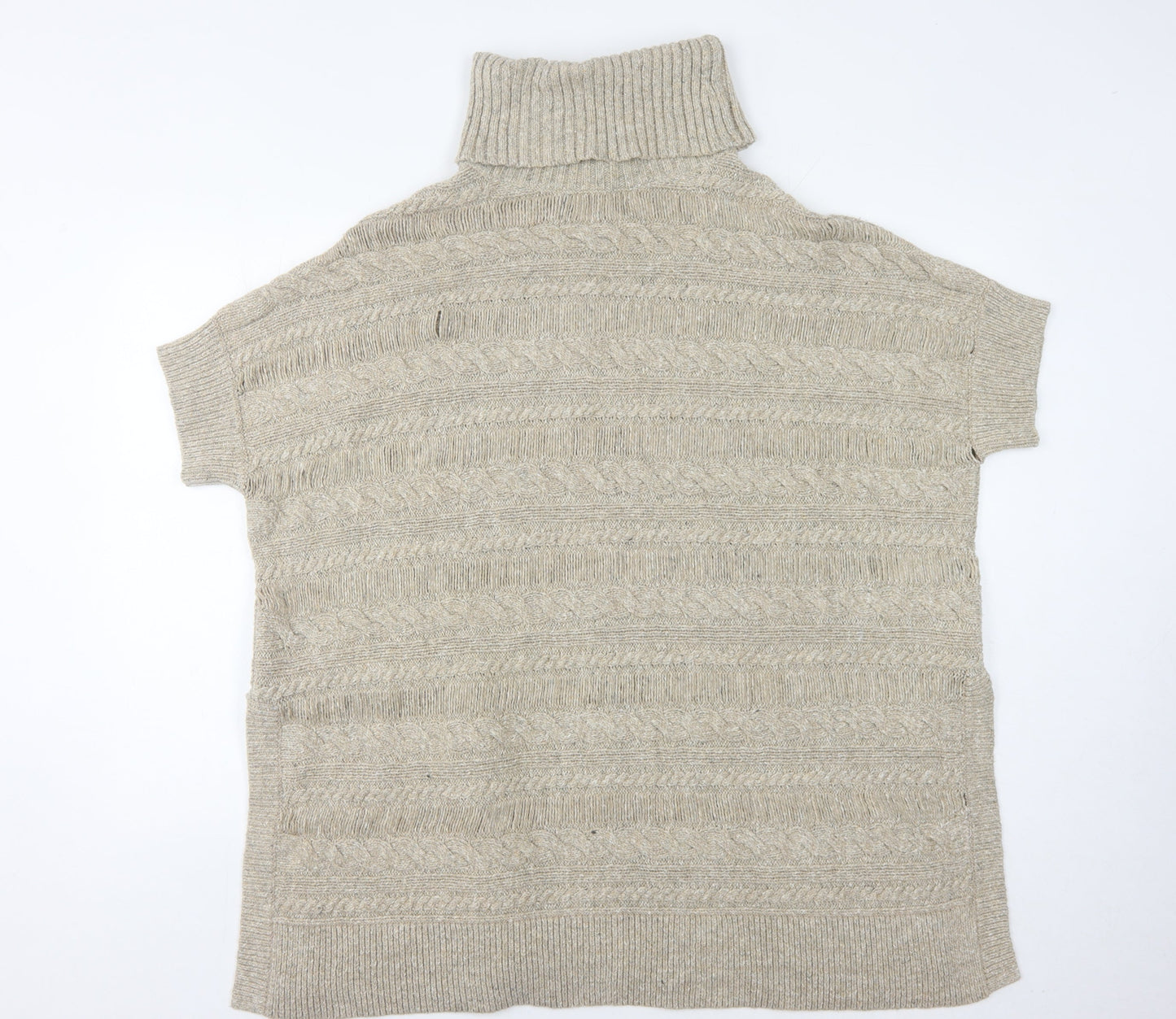 Womens UK Size S FatFace Beige Pullover Jumper