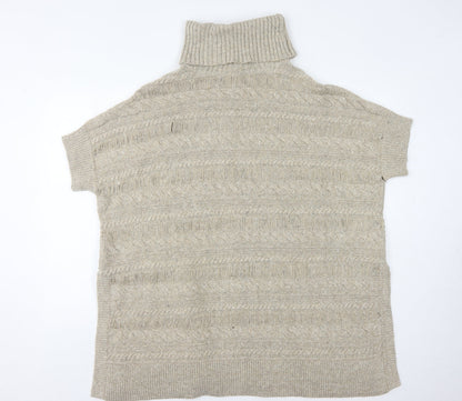 Womens UK Size S FatFace Beige Pullover Jumper