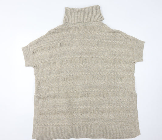 Womens UK Size S FatFace Beige Pullover Jumper