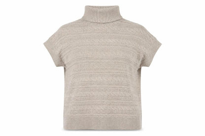 Womens UK Size S FatFace Beige Pullover Jumper