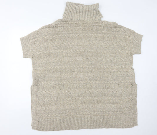 Womens UK Size S FatFace Beige Pullover Jumper