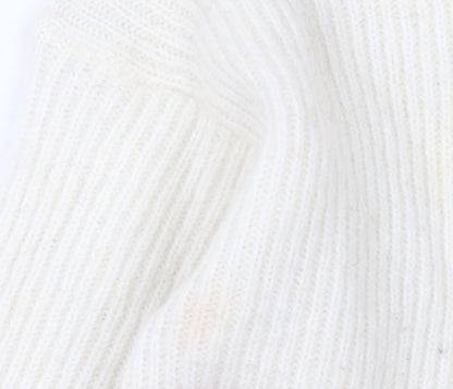 Womens UK Size 10 Fat Face Ivory Pullover Jumper