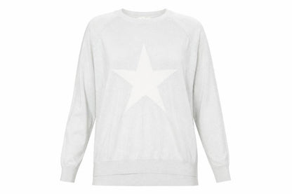 Womens UK Size XS Hush White Pullover Jumper