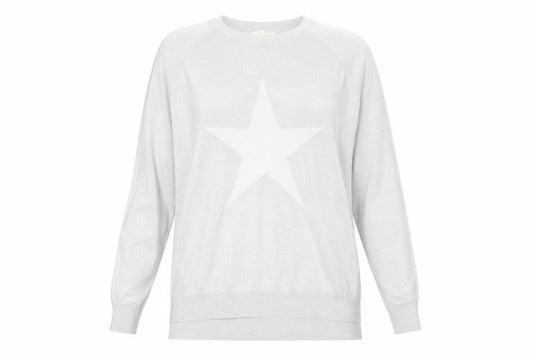 Womens UK Size XS Hush White Pullover Jumper