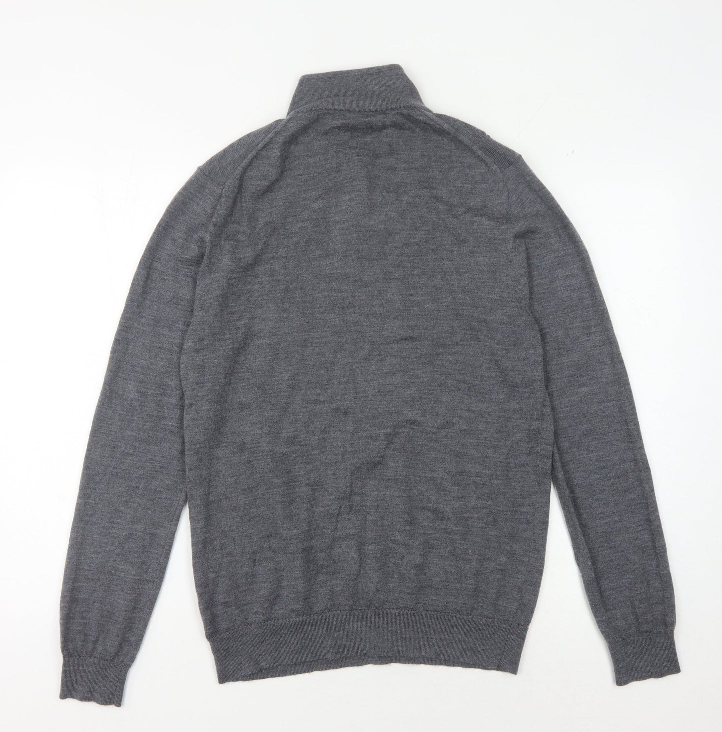 Reiss Men's Grey Wool Pullover Jumper M