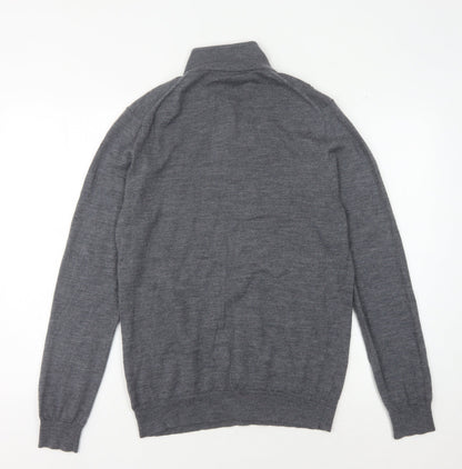 Reiss Men's Grey Wool Pullover Jumper M
