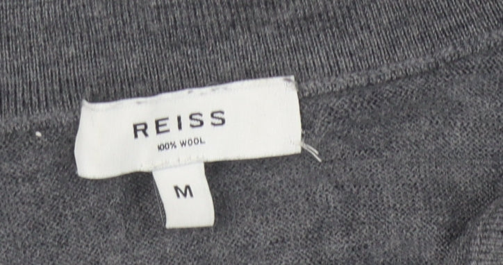 Reiss Men's Grey Wool Pullover Jumper M