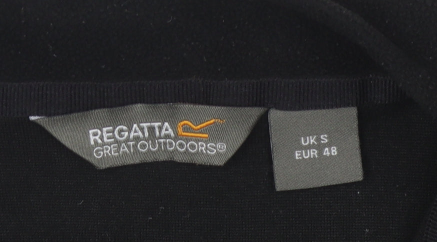Mens UK Size S Regatta Black Full Zip Sweatshirt