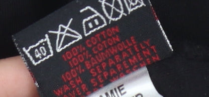 Trespass Black Roll Neck Long Sleeve T-Shirt Size S