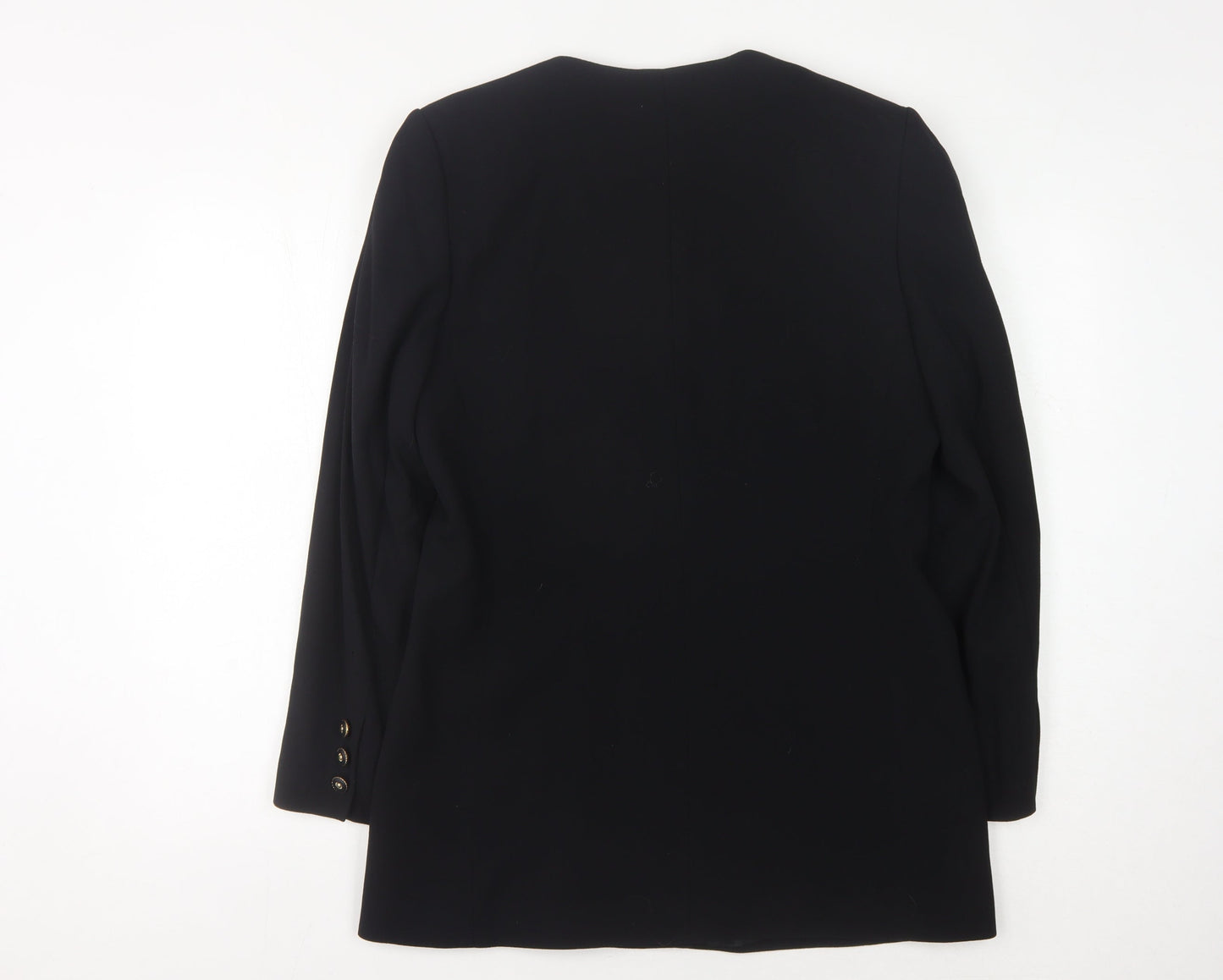 Viyella Women's Black Wool Blazer UK Size 10