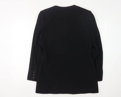 Viyella Women's Black Wool Blazer UK Size 10