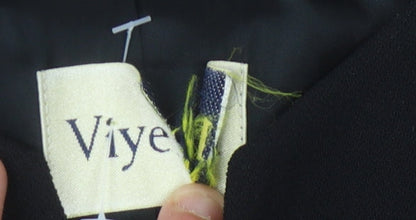 Viyella Women's Black Wool Blazer UK Size 10