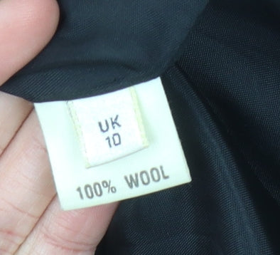 Viyella Women's Black Wool Blazer UK Size 10
