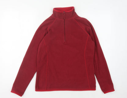 Womens UK Size 8 Mountain Warehouse Red Pullover Sweatshirt
