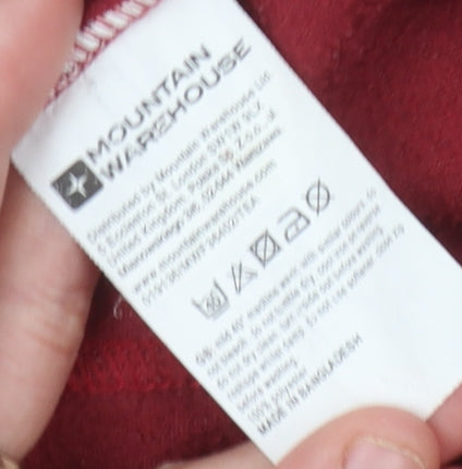 Womens UK Size 8 Mountain Warehouse Red Pullover Sweatshirt