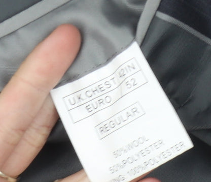 Mens UK Size 42 Moss Regular Grey Suit Jacket