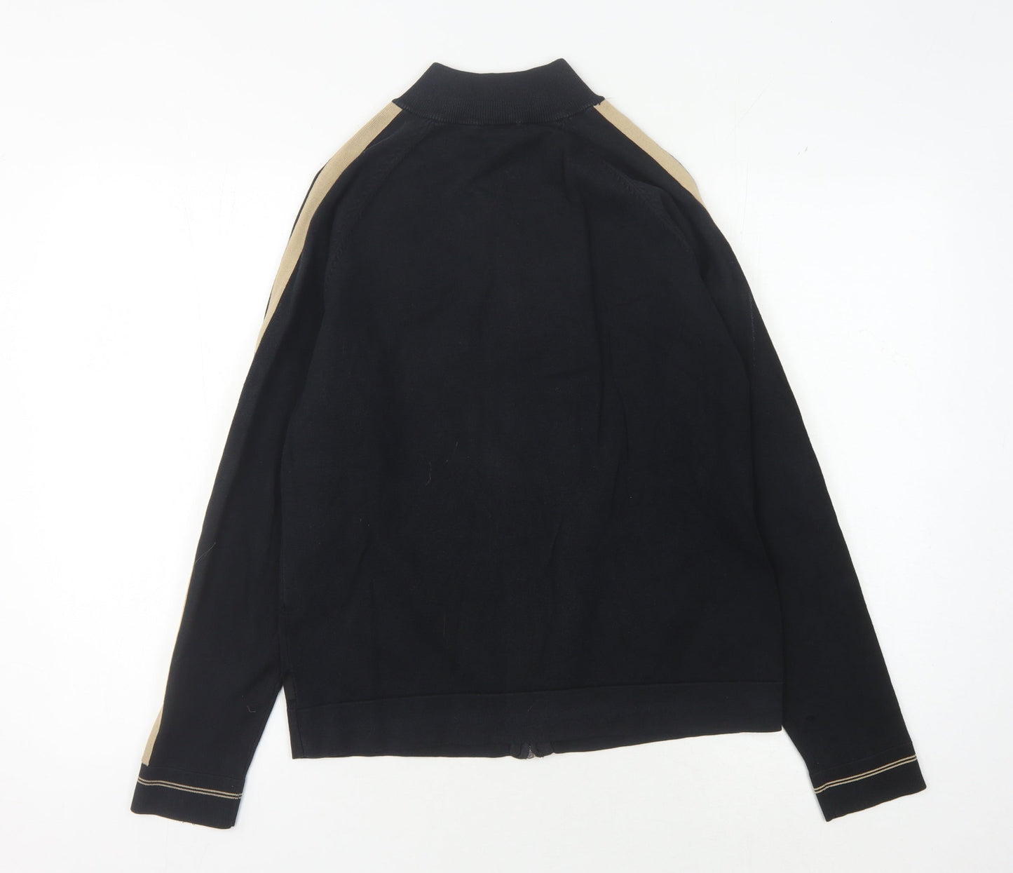 Calvin Klein Jeans Men's Black Full Zip Jumper, L, Casual