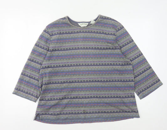 Orvis Women's Multicoloured L Geometric T-Shirt