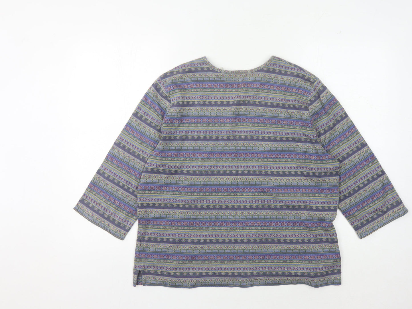 Orvis Women's Multicoloured L Geometric T-Shirt