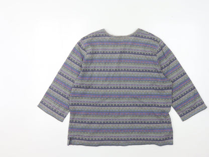 Orvis Women's Multicoloured L Geometric T-Shirt