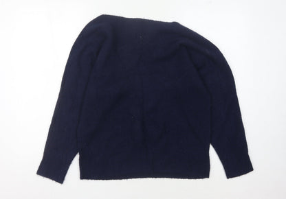 Womens UK Size 12 John Lewis & Partners Blue Pullover Jumper