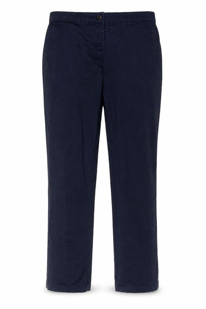 Womens UK Size 10 Brook Taverner Regular Fit Chino Blue Trousers