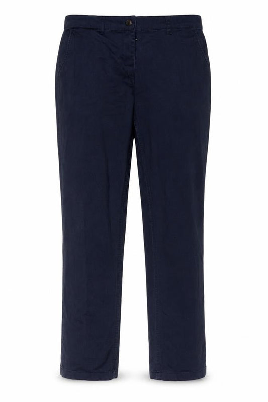 Womens UK Size 10 Brook Taverner Regular Fit Chino Blue Trousers