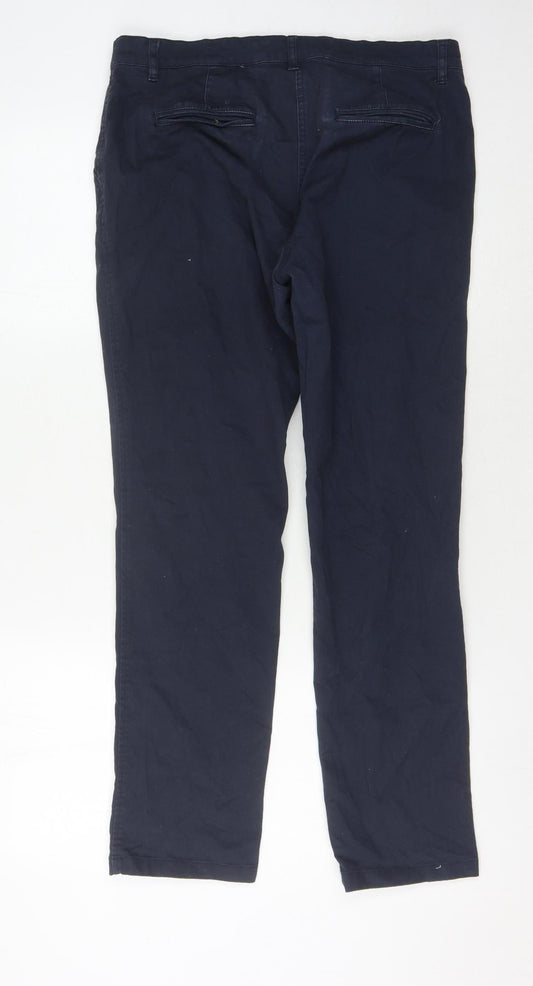 Brook Taverner Women's Blue Chino Trousers, Size 10