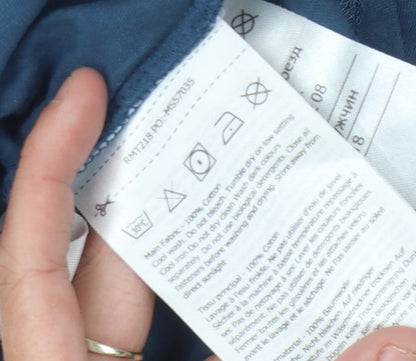 Regatta Men's 2XL Blue Cotton Crew Neck T-Shirt