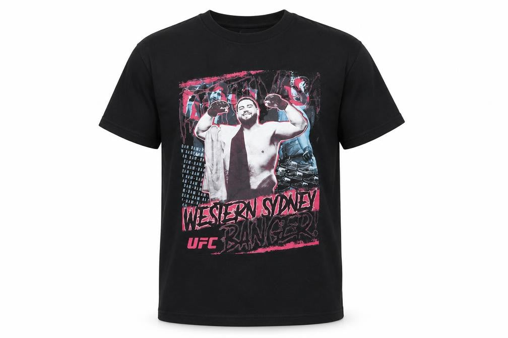 Mens UK Size S UFC Black  T-Shirt