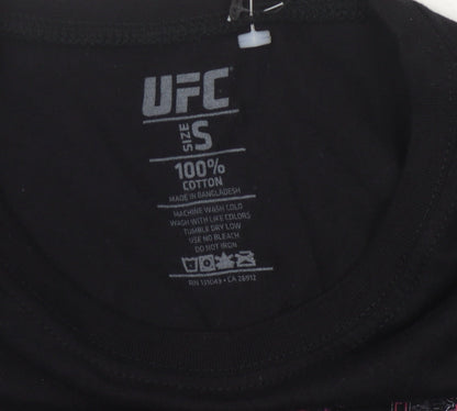 Mens UK Size S UFC Black  T-Shirt