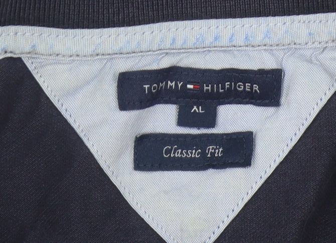 Tommy Hilfiger Men's Blue Classic Fit Polo Shirt XL