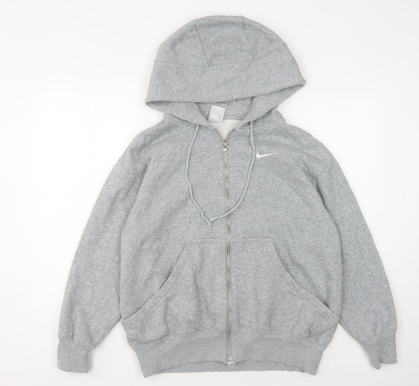 Mens UK Size S Nike Grey Full Zip Hoodie