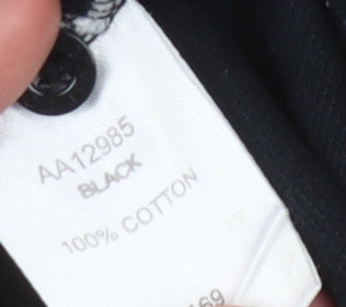 Cotton Traders Men's Black 2XL Short Sleeve Polo