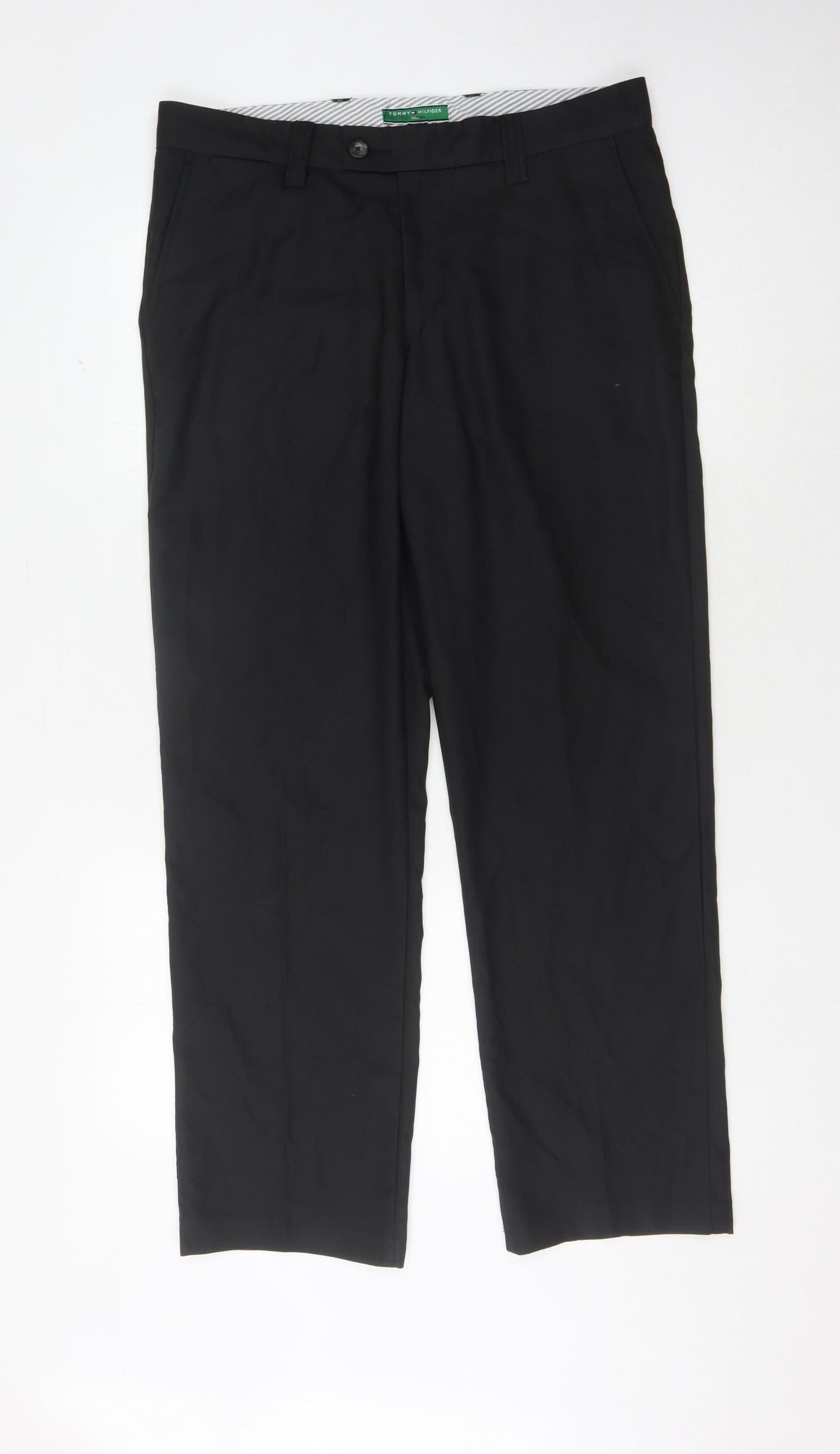 Tommy Hilfiger Men's Black Dress Pants 34/32