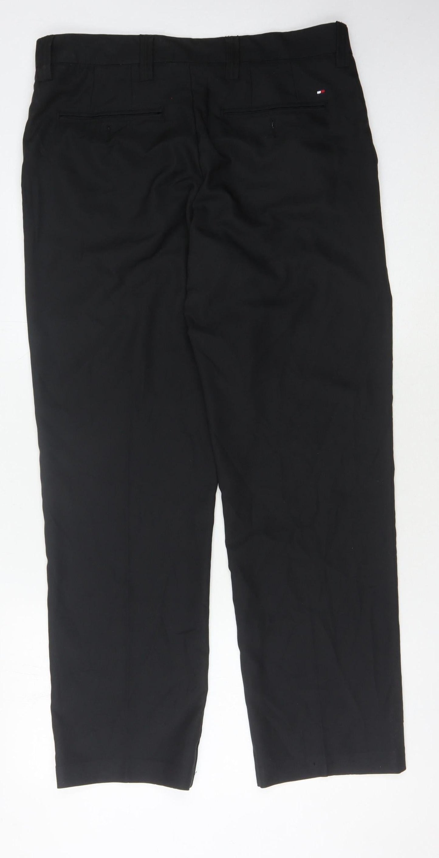 Tommy Hilfiger Men's Black Dress Pants 34/32