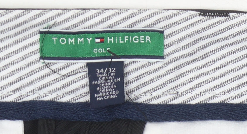Tommy Hilfiger Men's Black Dress Pants 34/32