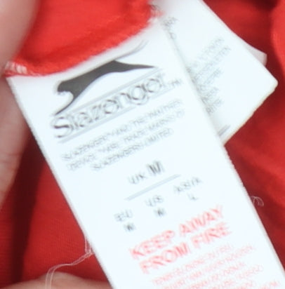 Slazenger Men's Red M T-Shirt Short Sleeve Cotton